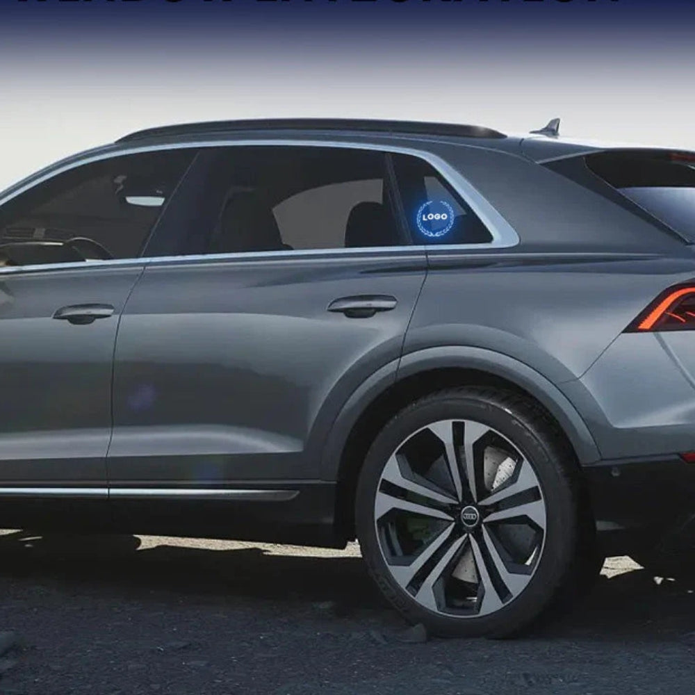 Nabíjecí LED logo na auto – s neonovým světelným efektem