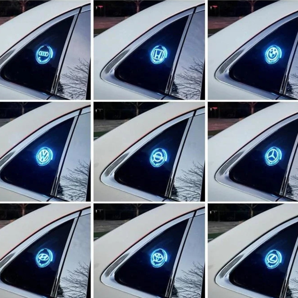 Nabíjecí LED logo na auto – s neonovým světelným efektem