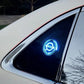 Nabíjecí LED logo na auto – s neonovým světelným efektem