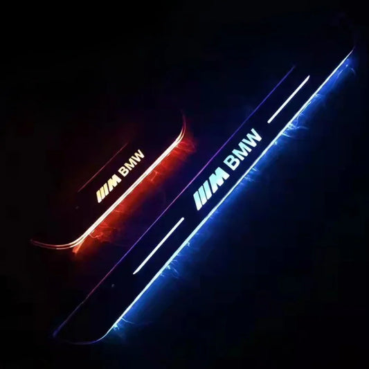 Sada 2 kusů LED prahových lišt do auta