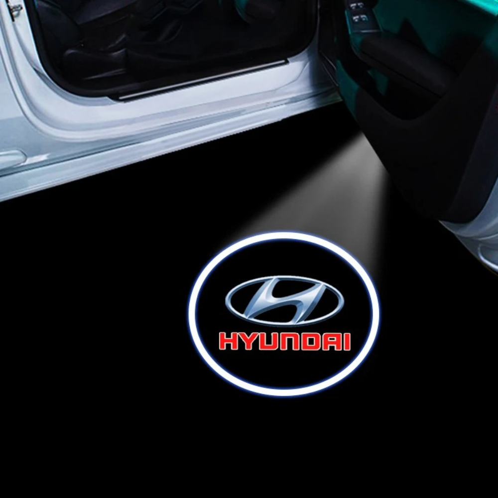 Snadno instalovatelný LED projektor do dveří automobilu (2 ks)